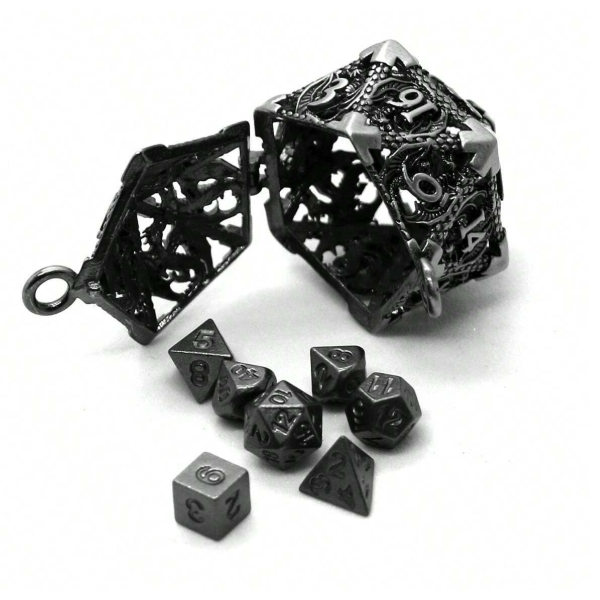 Dice Hollow Box Silver